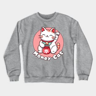 Maneki Neko Money cat Crewneck Sweatshirt